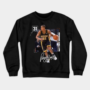 Reggie Miller Choke Sign Basketball Legend Signature Vintage Retro 80s 90s Bootleg Rap Style Crewneck Sweatshirt